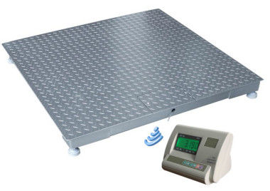 গুণ  1.2×1.2m 3 Tons Wireless Floor Weighing Scales কারখানা